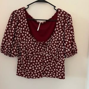 Free People Cropped blouse